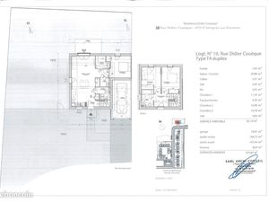 Location 2ème maison jumelle neuve T4 10 rue Didier Couèque