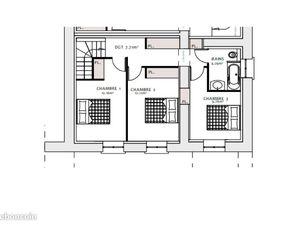 Location T4 Meublé 92 m² - 10 min aéroport St Exupéry et tram Meyzieu
