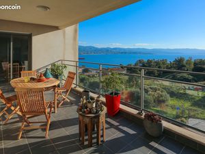 T3 MEUBLÉ - 81m2 - Grandes Terrasses - Vue Mer - Résidence Florine - Quartier Aspretto - A