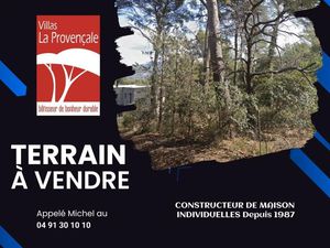Terrain 850 m² Aubagne
