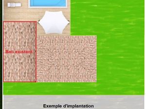 Terrain 350m² avec bati
