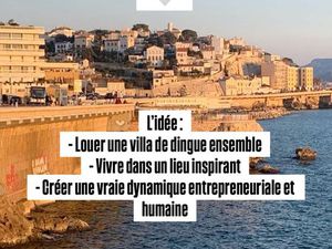 Création co-living d'entrepreneurs à Marseille