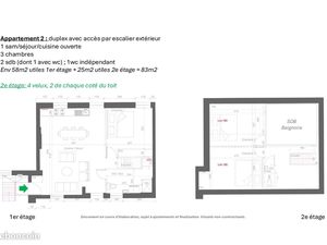 Appartement 4 pièces 70 m²