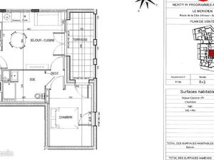 Appartement 2 pièces 37 m²