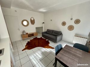 Toulouse Busca-Crampel M° Sauzelong T1 meublé calme avec cour privative