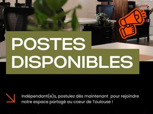 Poste à louer - Workspace Design & Digital