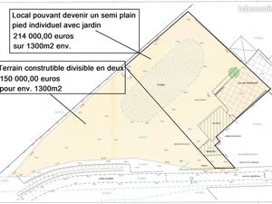Terrain 1 300 m² Fournes En Weppes