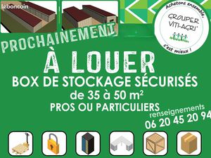 À Louer sur la commune de Davayé Modules de stockage