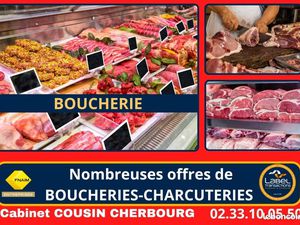 Fonds de commerce boucherie 80 m²