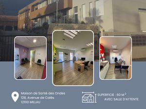 Local pour activités médicales et paramédicales en Maison de Santé Millau(12)