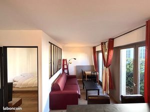 2 pièces meublés avec jardin privatif  Boulogne Nord