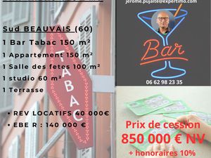 Bar  pmu  tabac 460 m² Beauvais