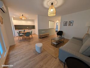 Location meublée refait à neuf - 65m² + 2 balcons + cave + clim - Marseille Le Camas 5ème 