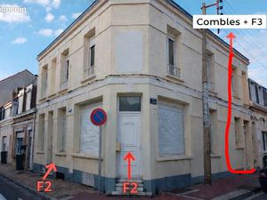 Immeuble de rapport 4 lots – 24 468 / an – 100 % loué – calais