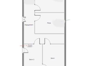 Local commercial 160m2 centre ville