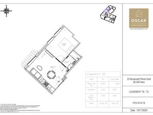 Appartement 2 pièces 31 m²