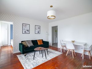 Troyes : Grand T4 lumineux  meublé  rénové  fibre  2 sde  terrasse  idéal famille ou collo