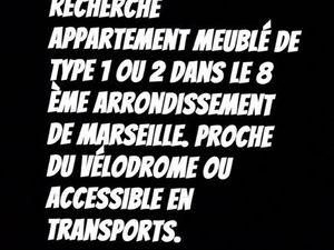 Recherche Appartement T1 ou T2