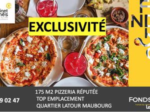 Fonds de commerce restaurant 175 m²