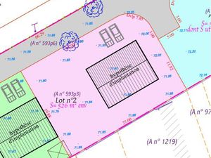 Parcelle constructible de 526m2 viabilisé et borné
