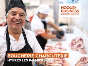 Boucherie  charcuterie  fonds de commerce 84 m² Hyères