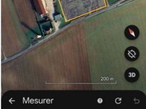 Terrain artisanal ( crédit vendeur)