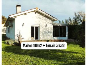 Maison 100m2 + terrain à batir + hangar 60m2