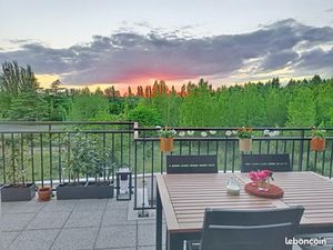 T4 Meublé 77 m² – Vue Seine & 2 Terrasses – 2 Parkings – Sartrouville Cormeilles-en-Parisi