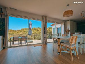 Villa 3 chambres à 5 min d’Uzès  vue imprenable  piscine chauffée