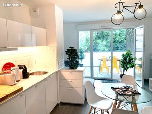 T2 contemporain meublé  design  calme avec terrasse – Disponible dès le 10 janvier