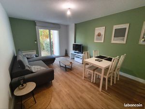 Location T2 meublé 50m2  avec jardin