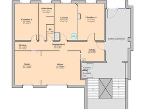 Appartement 4 pièces 68 m²