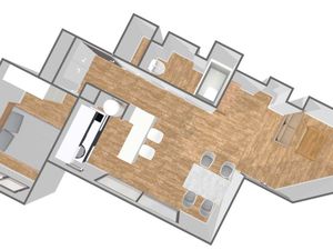 Appartement 2 pièces - 38m2 - GRENOBLE - Quartier Eaux Claires - Libération