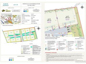 Terrain 459 m² Aigrefeuille Sur Maine