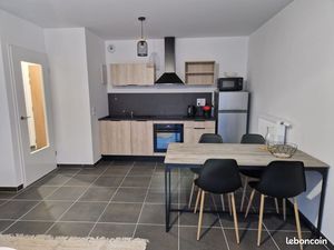 T2 neuf meublé avec terrasse 20 m² et grand garage