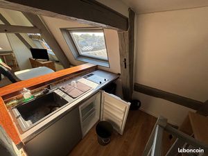 À louer grand STUDIO meublé - Rouen (76)- rue Beauvoisine - proche gare