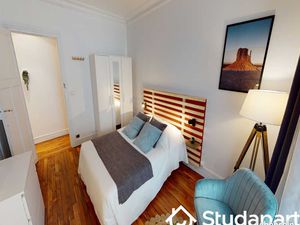 Chambre 1 pièce 60 m²