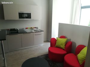 Grand studio meublé