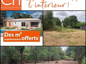 Terrain 1 350 m² Gauriaguet