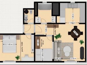 Charmant appartement meublé refait à neuf à Vineuil-Saint-Firmin