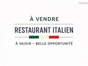 Restaurant italien à vendre – Fonds de commerce