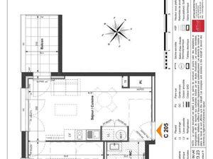 Appartement 2 pièces 40 m²