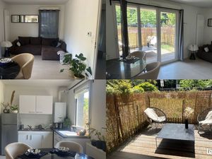 T2 Lambersart terrasse et place de parking