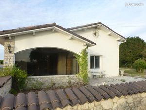 Longère plain pied 4ch jardin vue estuaire  au calme  grand garage