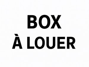 Box de stockage à louer – Secteur Solazur / Tarbes – Accès facile