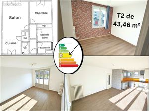 Appartement 2 pièces 43m2
