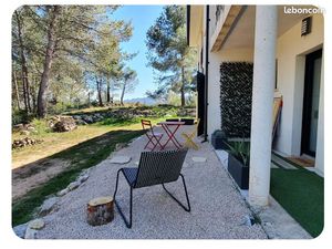 Bas de villa T2 meublé