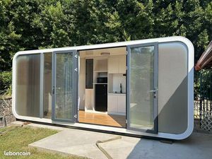 Conteneur habitable tout équipé – idéal bureau  studio ou hébergement