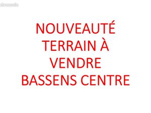 TERRAIN A VENDRE BASSENS CENTRE 289M² 85 000e