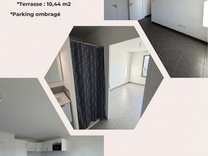 Grand T2 lumineux + Terrasse (56 88 m²) + Parking privé (& places extérieures)-Belle résid